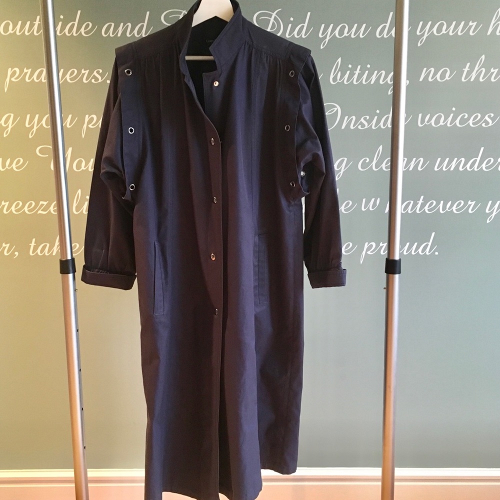 LOUIS FERAUD PARIS BLUE TRENCH COAT